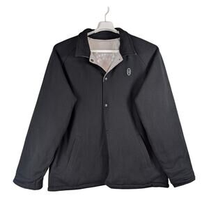 Crooks & Castles Woven Reversible Coaches Jacket Lumin, Reflective Men’s Size XL